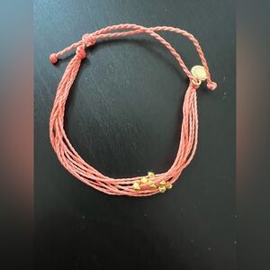 NWOT Pura Vida Pink and Gold Bohemian Bracelet